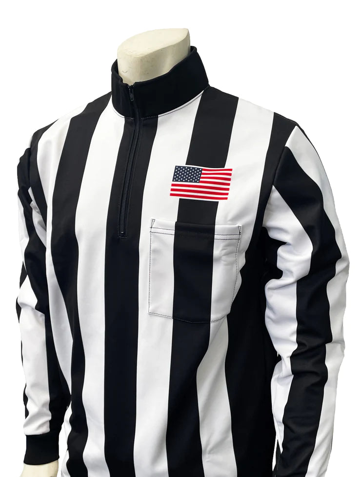 SMITTY 2" HEAVYWEIGHT WATER REPELLANT SHIRT W/ DYE SUBLIMATED USA FLAG