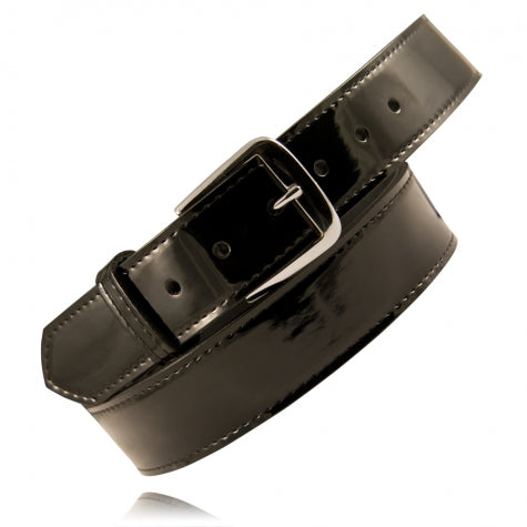 BOSTON LEATHER 1 1/2" PREMIUM HIGH GLOSS LEATHER BELT