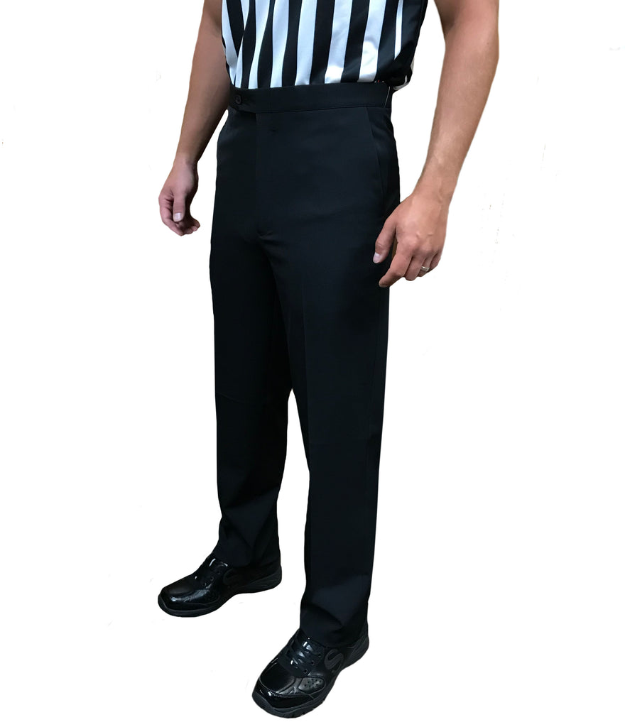 Smitty 4-Way Stretch Flat Front Pants w/Slash Pockets, "NEW TAPERED FIT PANTS"