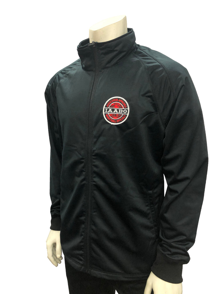 Smitty Black Jacket with Knit Cuff W/IAABO LOGO