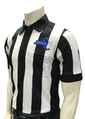 USA109NY - Smitty "Made in USA" - Football Short Sleeve Shirt w/Logo Over Pocket
