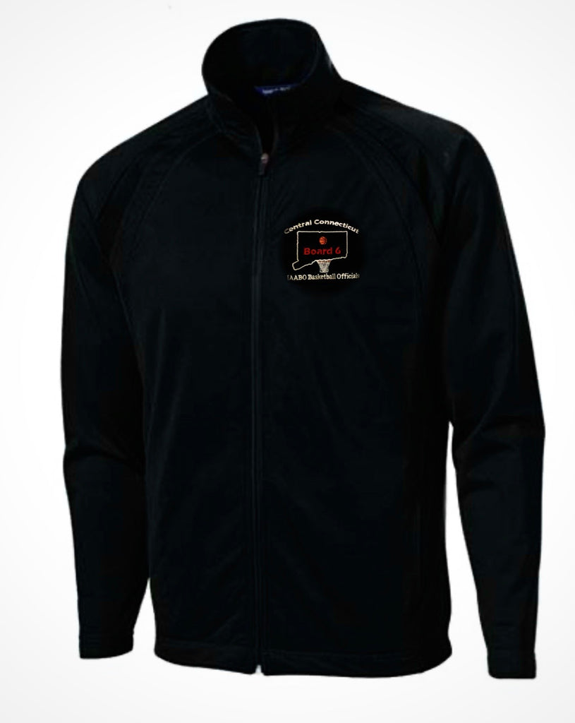 Smitty Black Jacket with Knit Cuff W/IAABO Board 6 logo