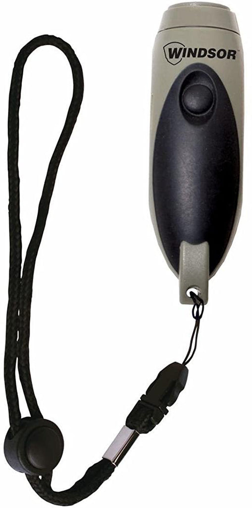 Windsor Three Tone Electric Whistle and Wrist Lanyard, Grey