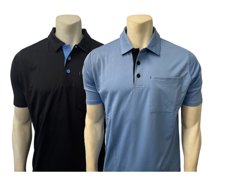 Smitty "New Major League" Style Short Sleeve Umpire Shirts - Available in Black and Blue