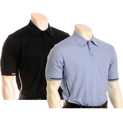 Smitty Major League Style Umpire Shirt - Available in Black and Carolina Blue