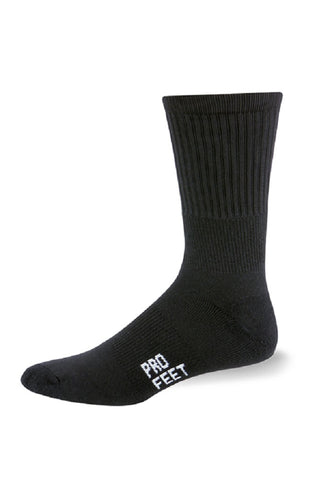 Pro Feet Crew Sock Black or White