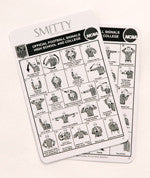 Smitty Football Signal Card