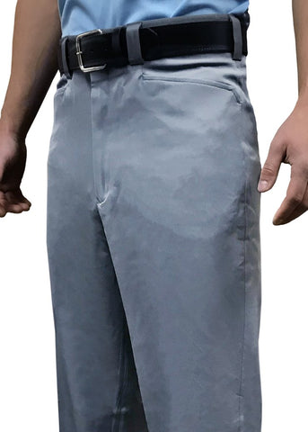 Smitty "4-Way Stretch" Flat Front Combo Pants - Heather Grey