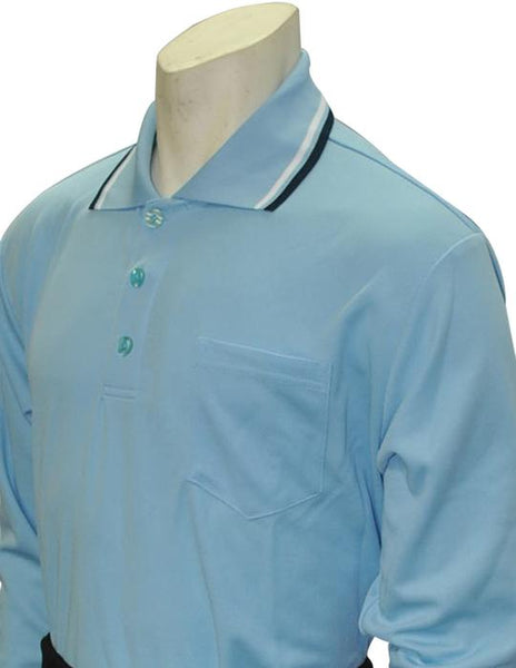 Smitty Performance Mesh Umpire Long Sleeve Shirt - Available in Black, Navy and Powder Blue