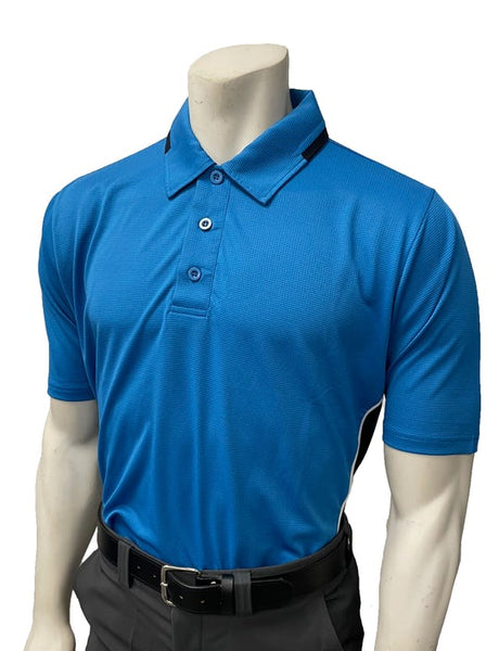 Men's "BODY FLEX" Smitty "NCAA SOFTBALL" Style Short Sleeve Umpire Shirts - Available in Midnight Navy/Bright Blue or Bright Blue/Midnight Navy