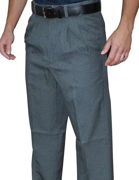 Smitty Pleated Combo Pants with Expander Waist Band - Available in Heather and Charcoal Grey