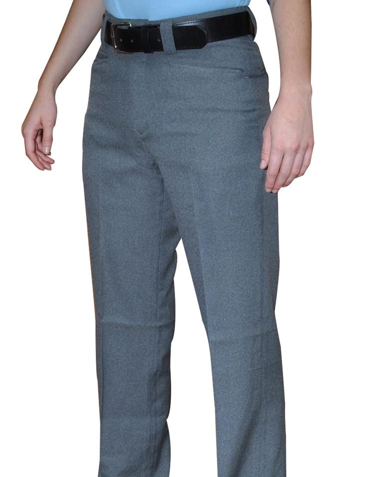 Smitty Women's Flat Front Combo Pants-Heather Grey Only