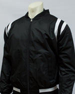 Smitty Collegiate Style Black Jacket w/ Black & White Side Insets