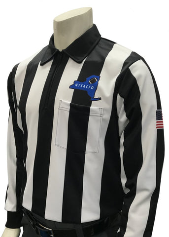 USA110NY - Smitty "Made in USA" - Football Long Sleeve Shirt w/ Logo Over Pocket