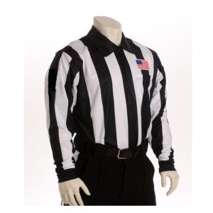 SMITTY LONG SLEEVE 2¼" MADE IN THE USA SHIRT WITH DYE SUBLIMATED FLAG ABOVE THE POCKET