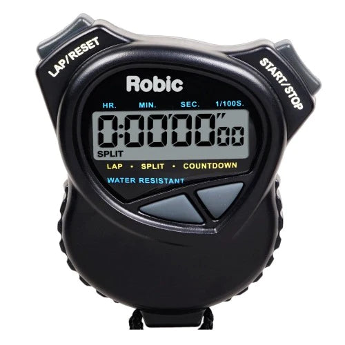 Robic 1000W Dual Stopwatch with High Precision Countdown Timer- Black