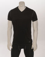 Smitty Black Loose Fit V-Neck Short Sleeve T-Shirt